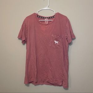 Victoria Secret Pink Tee. Color Pink
